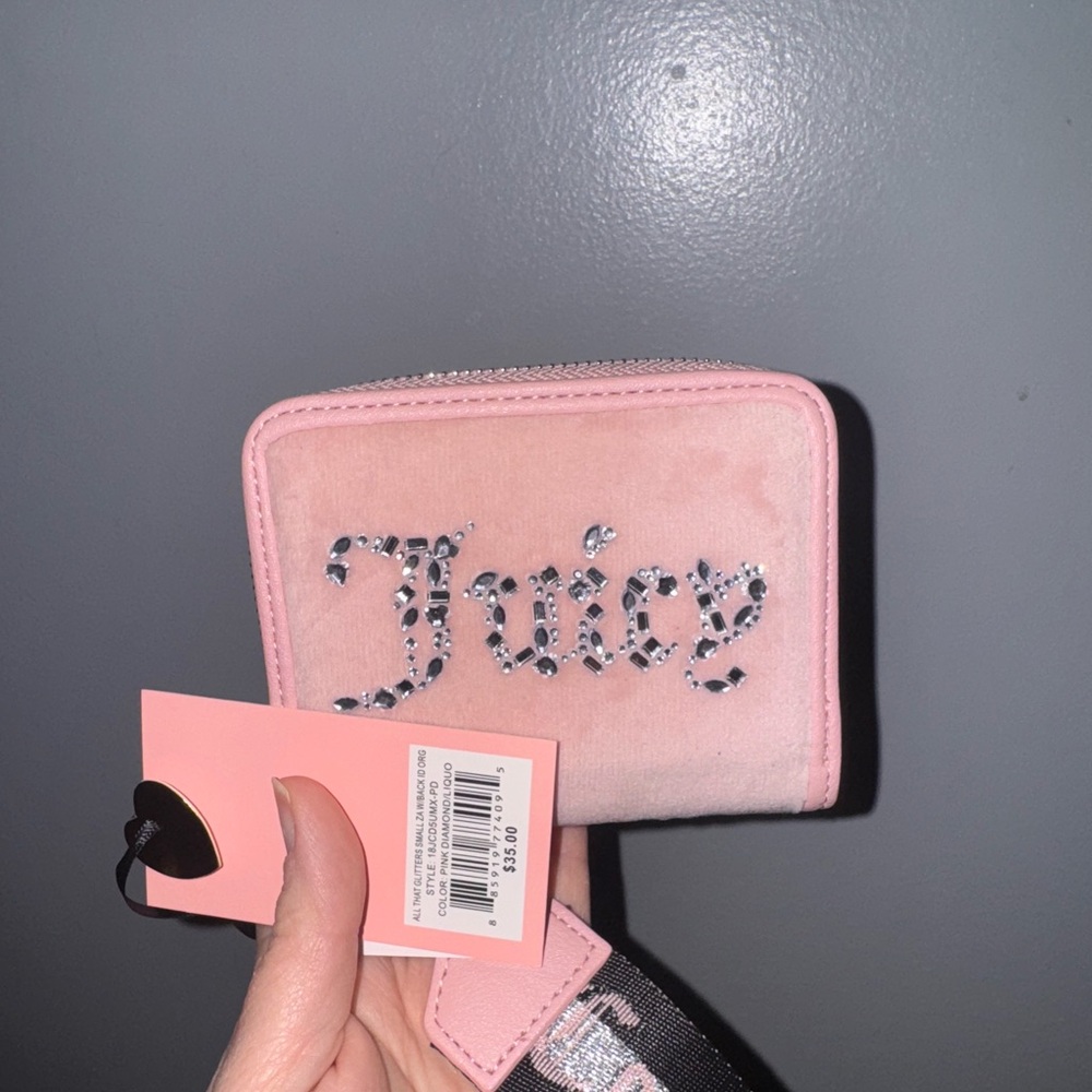 Juicy Couture Light Pink Diamond Wallet: All That Glitters